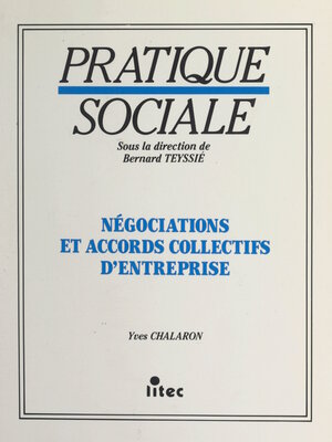 cover image of Négociations et accords collectifs d'entreprise